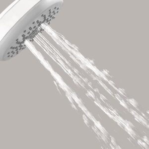 hansgrohe Croma 100 Handheld Shower Head Set Modern Spray Full, Pulsating Massage, Intense Turbo with QuickClean with Hose in Chrome, 2.5 GPM, 06425005