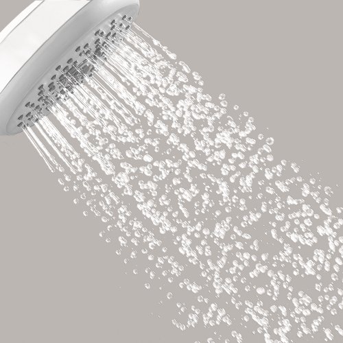 hansgrohe Croma 100 Handheld Shower Head Set Modern Spray Full, Pulsating Massage, Intense Turbo with QuickClean with Hose in Chrome, 2.5 GPM, 06425005