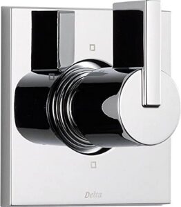 delta faucet vero 6-setting shower handle diverter trim kit, chrome t11953 (valve not included) 4.50 x 4.50 x 4.50 inches
