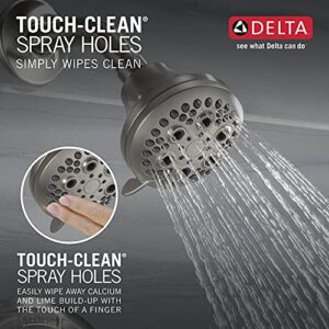 Delta Faucet Classic 13 Series Single-Function Tub and Shower Trim Kit with Single-Spray Touch-Clean Shower Head, Stainless T13220-SS (Valve Not Included)