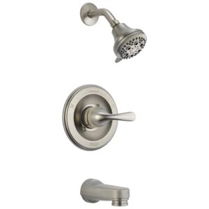 delta faucet t13420-sspd classic tub & shower, 10.00 x 7.00 x 10.00 inches, stainless