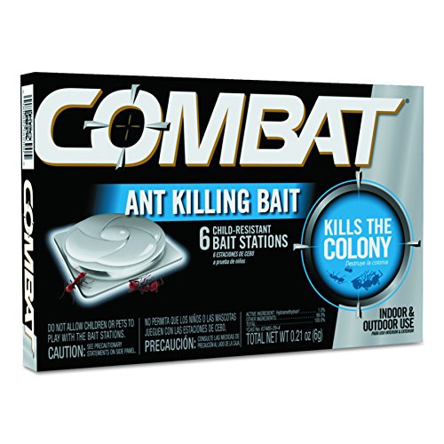 Combat 45901CT Combat Ant Killing System, Child-Resistant, Kills Queen & Colony, 6 Per Box (Case of 12 Boxes)