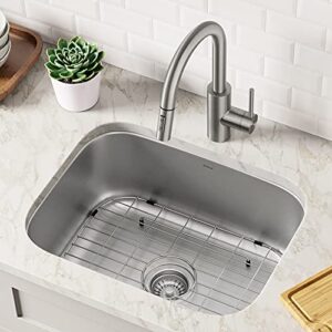 Kraus KBU12 23 inch Undermount Single Bowl 16 gauge Stainless Steel Kitchen Sink