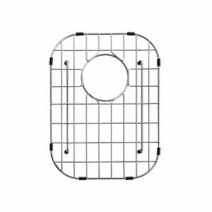 kraus stainless steel bottom grid for kbu24 right (small) bowl 32” kitchen sink, 11 1/8” x 15” x 1”, kbg-24-2