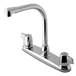 kingston brass kb741 8" centerset kitchen faucet, polished chrome