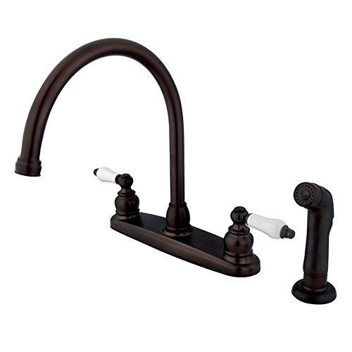 Kingston Brass KB725SP Vintage 8" Centerset Kitchen Faucet, Oil Rubbed Bronze