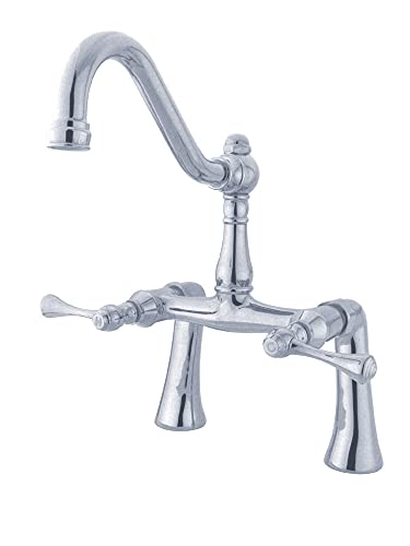 Kingston Brass KS3231BL Restoration Clawfoot Tub Faucet, 8-1/2", Polished Chrome