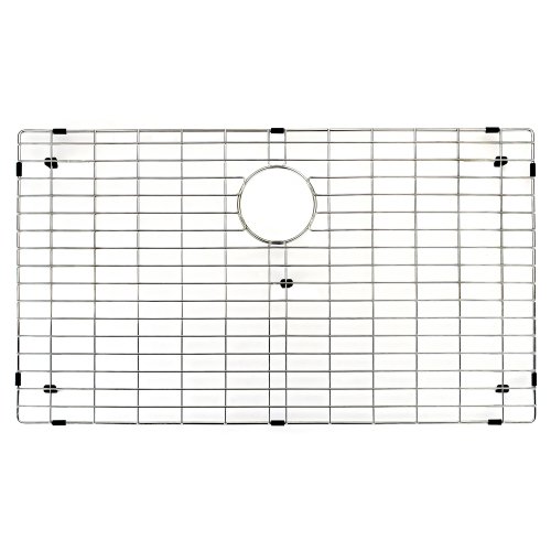 VIGO VGG3318 17.5" L -33.63" W -1.0" H Stainless Steel Kitchen Sink Bottom Grid, Chrome