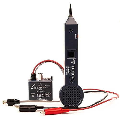 TEMPO 601K-G Premium Tone Generator and Probe Kit | Professional Wire and Cable Tracer Kit (2023 Model)