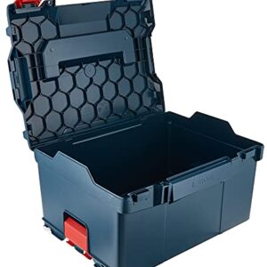 BOSCH L-BOXX-3 10 In. x 14 In. x 17.5 In. Stackable Tool Storage Case,Blue