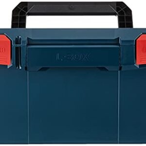 BOSCH L-BOXX-3 10 In. x 14 In. x 17.5 In. Stackable Tool Storage Case,Blue