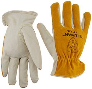 tillman leather drivers gloves, cowhide, xl, pr, model:1414xl