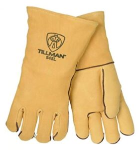 john tillman 945xl x-large 14" gold top grain elkskin wool lined super premium grade stick welders gloves, welted finger/kevlar lock stitching (carded), english, 30.68 fl. oz., plastic, 1 x 14 x 5.5