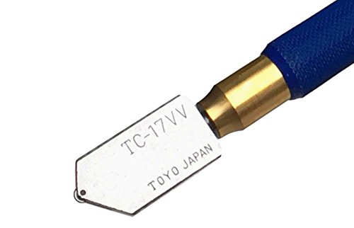 Toyo TC17 Tap Wheel Oil Glass Cutter TC17VVB Brass Handle