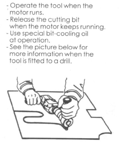 SHEET METAL NIBBLER Metal Cutter Drill Attachment