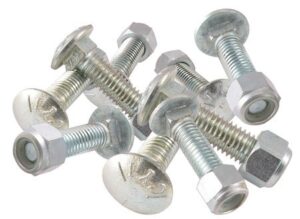 professional parts warehouse aftermarket meyer 08184 blade bolt package, 1/2" x 2", 9pc