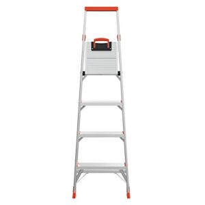 Little Giant Ladder Systems Flip N Lite 6 Foot 300 Pound Capacity Aluminum Lightweight Slim Stepladder Ladder