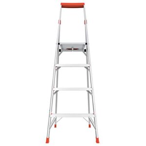 Little Giant Ladder Systems Flip N Lite 6 Foot 300 Pound Capacity Aluminum Lightweight Slim Stepladder Ladder