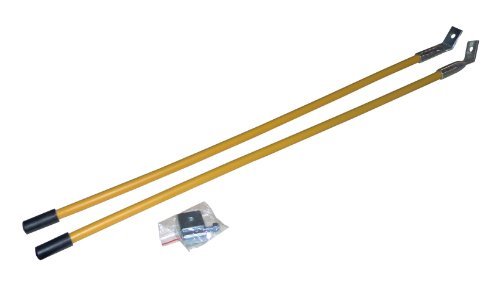 Professional Parts Warehouse Aftermarket 09916 Meyer Yellow Blade Guide Sticks, Pair With Mounting Hardware