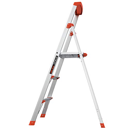 Little Giant Ladder Systems Flip-N-Lite, 5-Foot, Stepladder, Aluminum, Type 1A, 300 lbs Rated (15273-001)