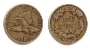 flying eagle cent - fine condition