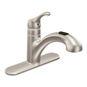 moen, spot resist stainless ca87316srs pullout spray faucet from the renzo collection, size