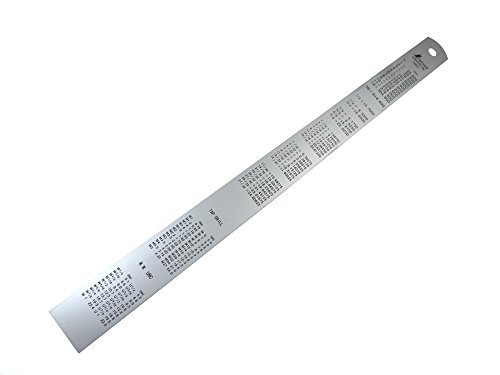 Shinwa H101-C 300 mm Rigid "Zero Glare" Metric Machinist Ruler/Rule Scale .5 mm & mm Markings