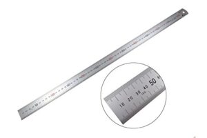 shinwa h101-e 600 mm rigid "zero glare" metric machinist ruler/rule scale .5 mm & mm