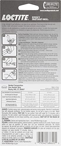 Loctite Epoxy Five Minute Instant Mix 0.47-Fluid Ounce Syringe, HC1060027 (1365868)