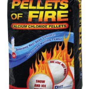 Pellets of Fire CP20 Snow & Ice Melter Calcium Chloride Pellets 20-Pound Bag