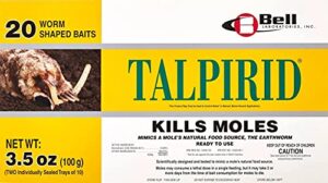 talpirid trtd11230 talprid mole bait, yellow