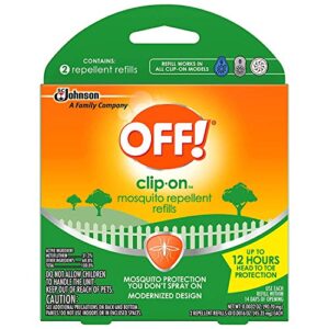 off! clip on refills, 2 ct (pack of 2)