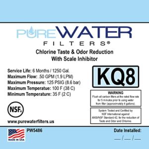 Water Filter Kit Compatible with Keurig B150, K150, B155, K155, K2500, K3000, B3000, B3000SE, K3500, K4000 (Filter, Housing Head, Mounting Bracket with Screws) by PureWater Filters