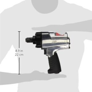 Ingersoll Rand 259G Edge Series 3/4" Drive Air Impact Wrench, 1050 ft lbs Max Reverse Torque, Variable Speed Trigger, 6 Vane Motor, Forward/Reverse Power Regulator, Handle Exhaust, Black Silver