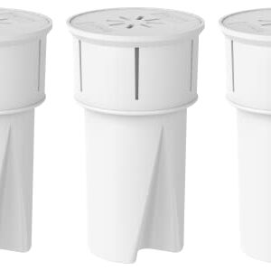 OMNIFilter PF300 Pitcher Water Filter, Replacement for Brita Water Filters and Other Pitchers, Granular Carbon Taste & Odor Replacement Cartridge, 30 Micron, Pack of 3