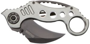 tac force tf-578gy tactical folding knife, 5.25-inch closed,grey