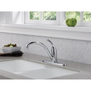 DELTA FAUCET 140-SS-DST, 9.19 x 8.00 x 9.19 inches, Stainless