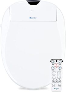 brondell s1000-ew swash 1000 advanced bidet elongated toilet seat, white