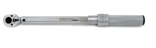 CDI Torque 2502MRMH 3/8-Inch Drive Metal Handle Click Type Torque Wrench, Torque Range 30 to 250-Inc