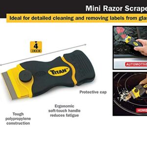 25 Plastic Double Edged Razor Blade and Titan Razor Scraper