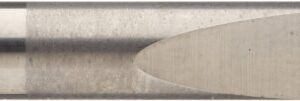 Chicago Latrobe 780 Solid Carbide Spade Drill Bit, Uncoated (Bright) Finish, Round Shank, 118 Degree Conventional Point, 1/4" Size