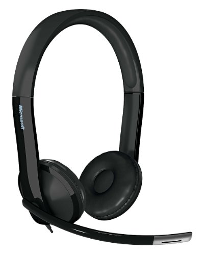 Microsoft LifeChat LX-6000 for Business with Clear stereo sound, Plug and Play, Noise-cancelling Microphone for Laptop/PC