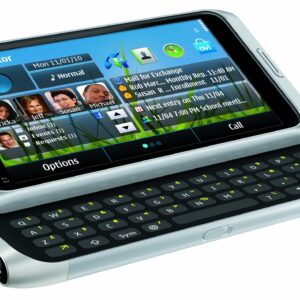 Nokia E7-00 Unlocked GSM Phone with Touchscreen, QWERTY Keyboard, Easy E-mail Setup, GPS Navigation, 8 MP Camera--U.S. Version with Warranty (Silver)