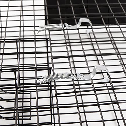 Rugged Ranch Squirrelinator 2 Door Small Metal Wire Pest Control Animal Cage Trap for Live Chipmunk, Squirrel, Rat, Mouse, and Rodent, Black