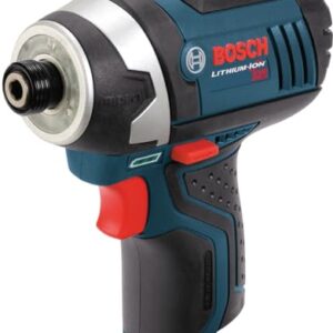 BOSCH CLPK27-120 12V Max 2-Tool Combo Kit with Two-Speed Pocket Driver, Impact Driver and (2) 2.0 Ah Batteries,Blue