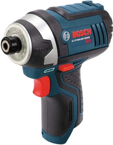 BOSCH CLPK27-120 12V Max 2-Tool Combo Kit with Two-Speed Pocket Driver, Impact Driver and (2) 2.0 Ah Batteries,Blue