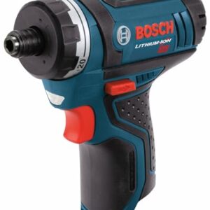 BOSCH CLPK27-120 12V Max 2-Tool Combo Kit with Two-Speed Pocket Driver, Impact Driver and (2) 2.0 Ah Batteries,Blue