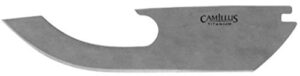 camillus tiger sharp replacement blades-smooth, pack of 4