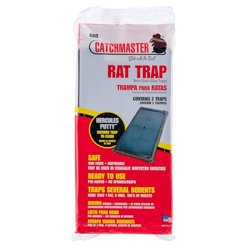 Catchmaster - Rat Glue Boards - Glue Tray 48R - 2 Pack