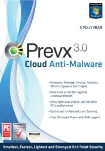prevx cloud anti-malware 3.0 - 3 user